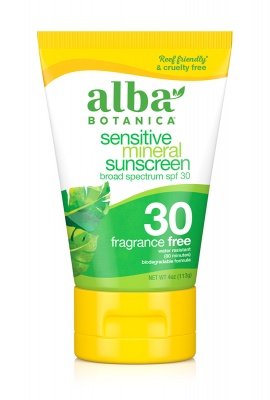 Alba Botanica Sensitive Mineral Sunscreen Fragrance Free Lotion SPF30 113g